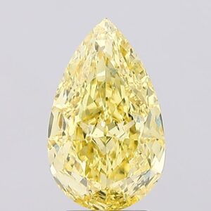 3.52 carat,  colour, VS1 clarity, Pear shape, Lab Grown Diamond.