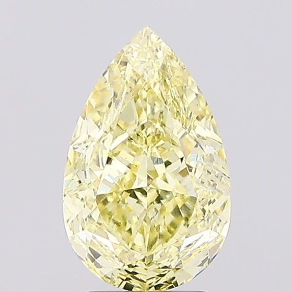 3.56 carat,  colour, VS1 clarity, Pear shape, Lab Grown Diamond.