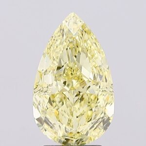 3.09 carat,  colour, VS1 clarity, Pear shape, Lab Grown Diamond.