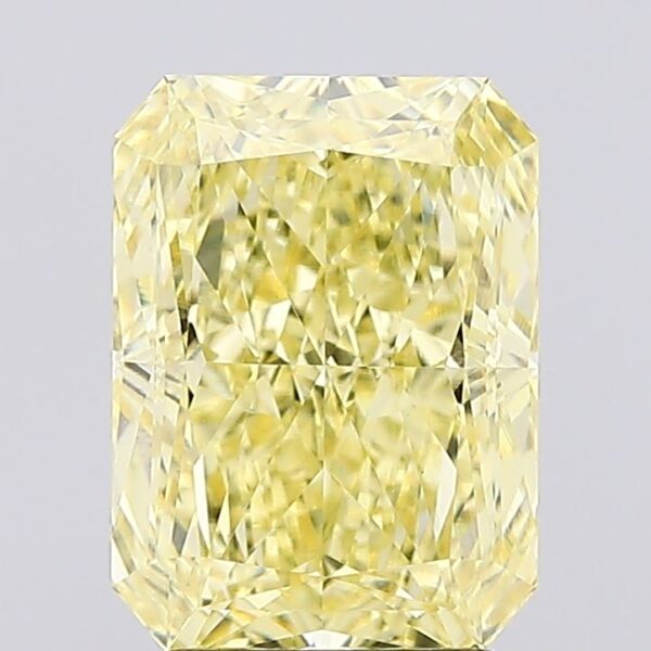 3.12 carat,  colour, VVS2 clarity, Radiant shape, Lab Grown Diamond.