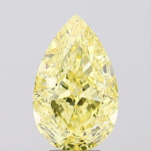 4.58 carat,  colour, VS1 clarity, Pear shape, Lab Grown Diamond.