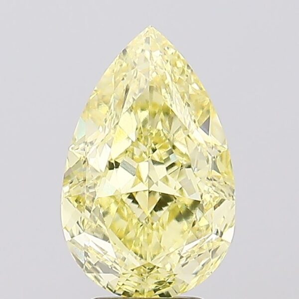 4.57 carat,  colour, VS1 clarity, Pear shape, Lab Grown Diamond.